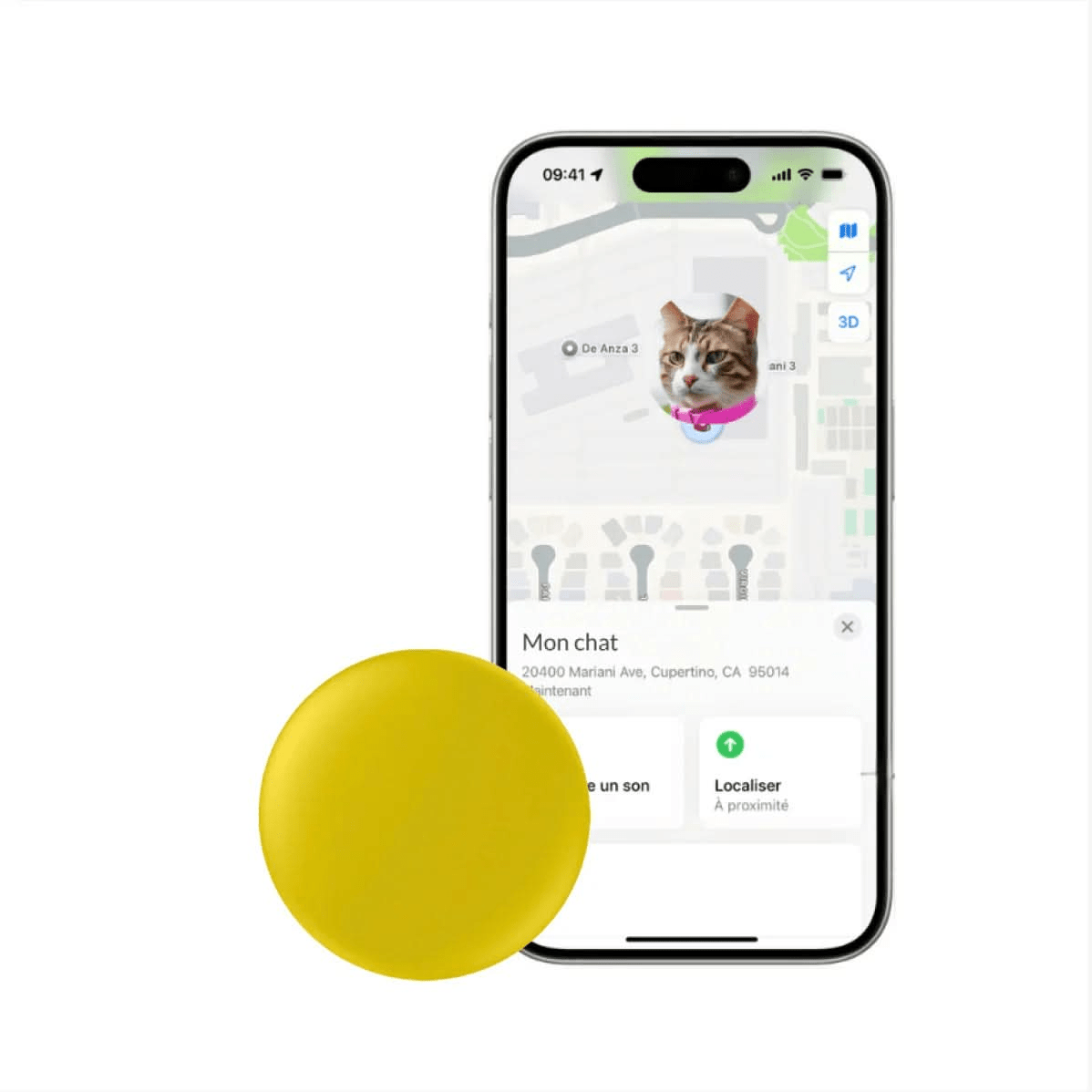 SmartTag – Traceur sans abonnement chien chat - Bixar
