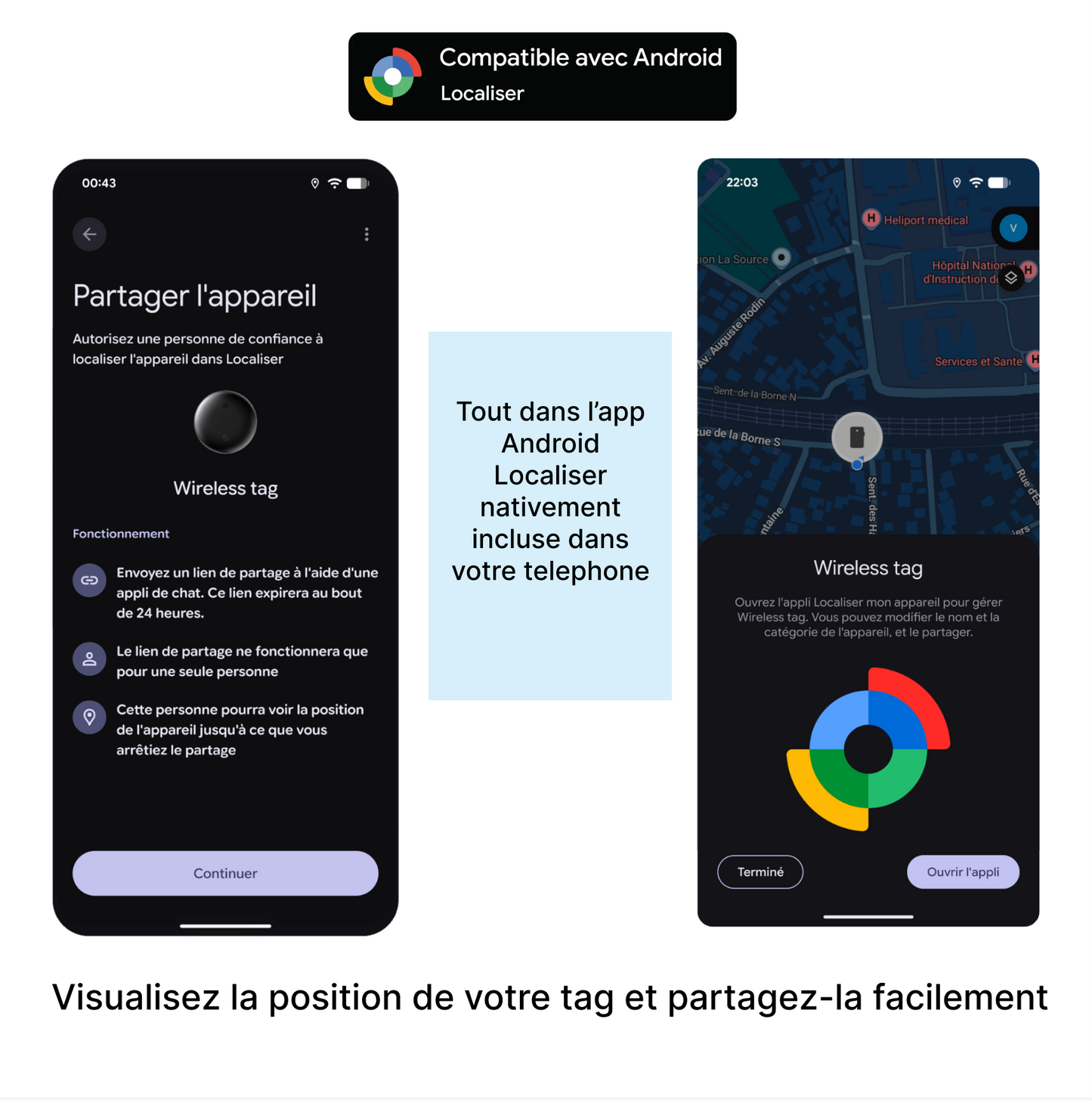 Wirelesstag dual– Traceur sans abonnement chien chat