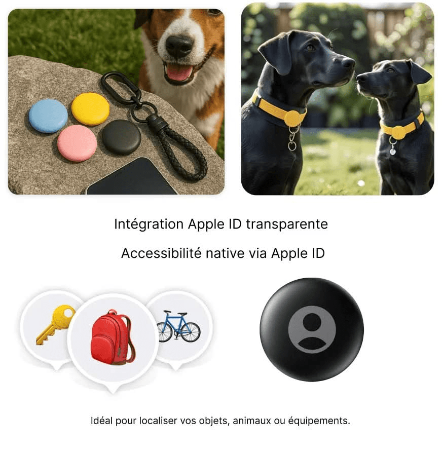 SmartTag – Traceur sans abonnement chien chat - Bixar