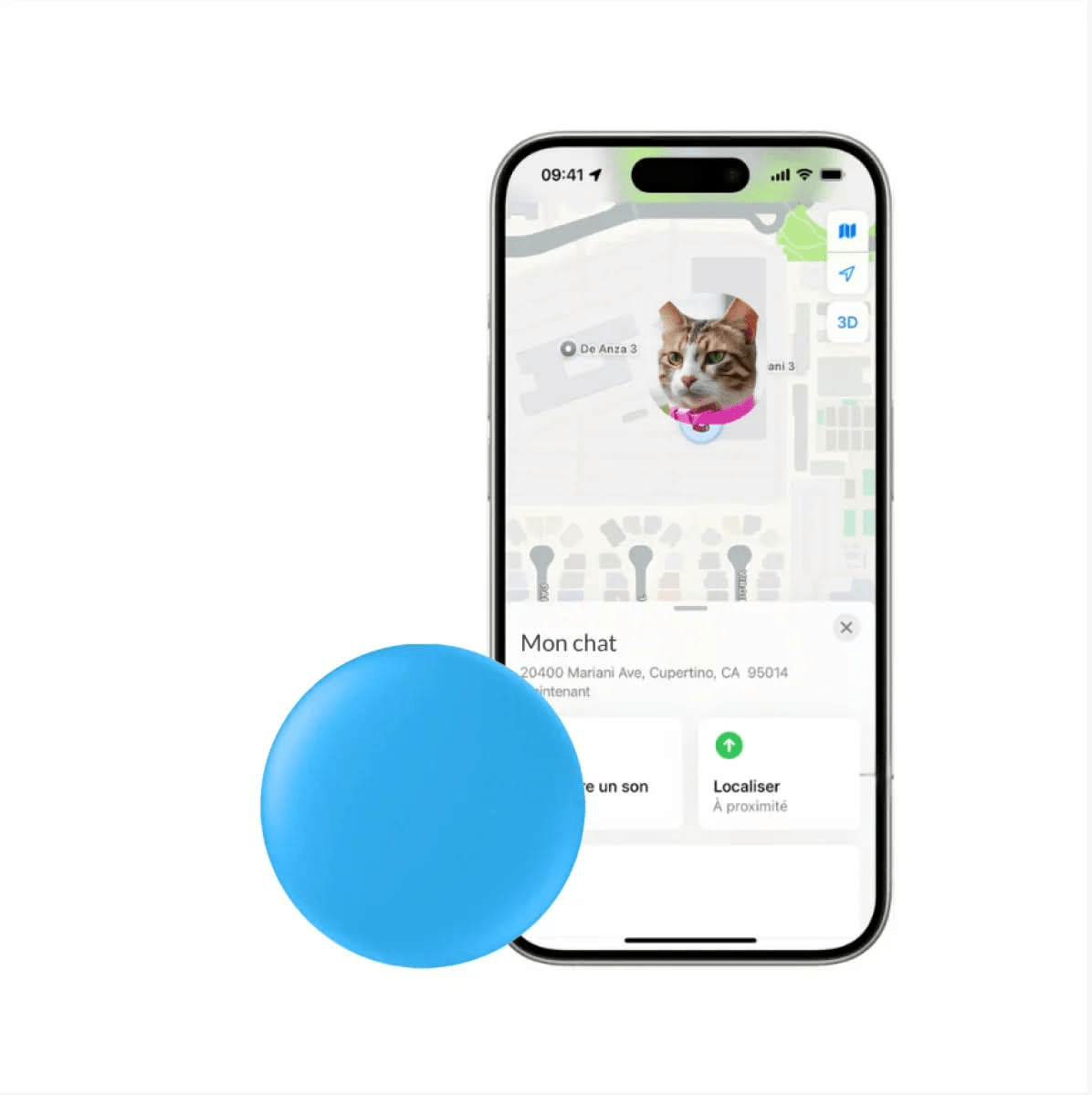 SmartTag – Traceur sans abonnement chien chat - Bixar