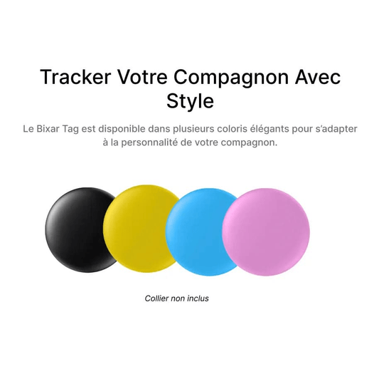 SmartTag – Traceur sans abonnement chien chat - Bixar